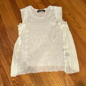 Calvin Rucker Women’s White Tank Top Size XS